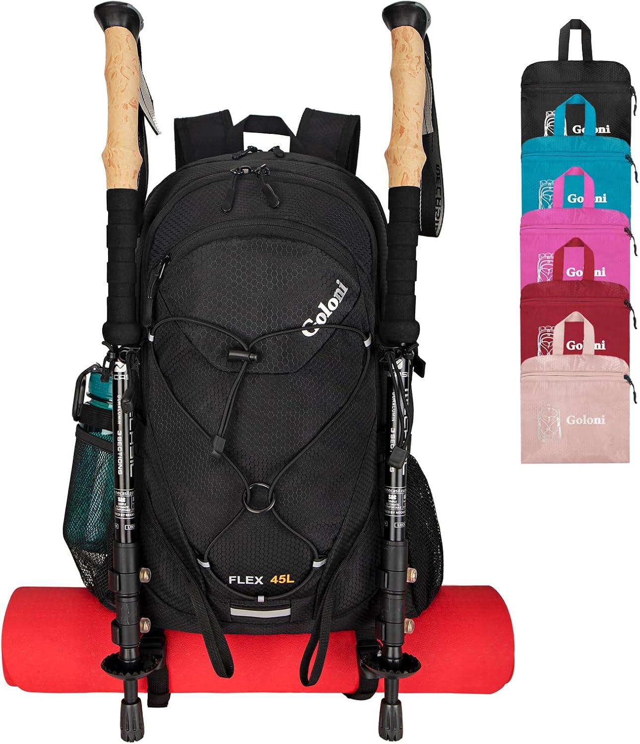 2026 New Upgrade 45L Hiking Ba - Rain Cover Backpack recension och pris