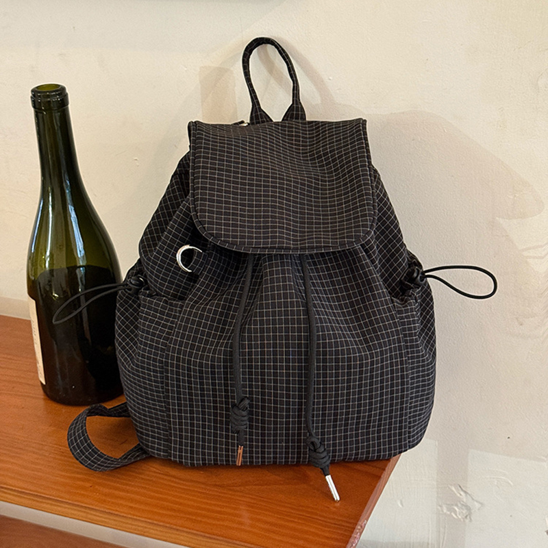 Plaid Laptop Lightweight Backp - Canvas Backpack Casual recension och pris