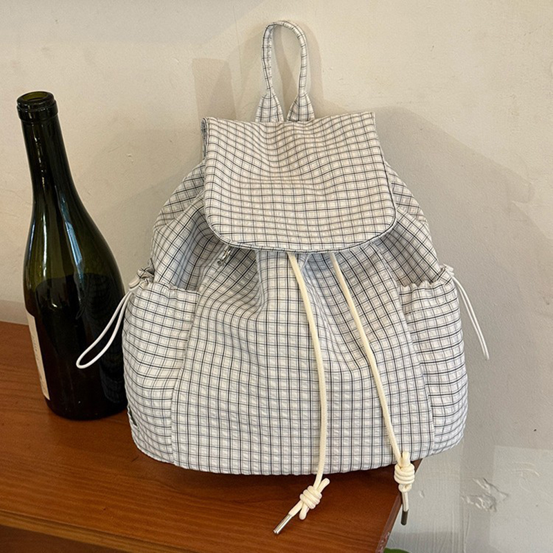 Plaid Laptop Lightweight Backp - Canvas Backpack Casual recension och pris
