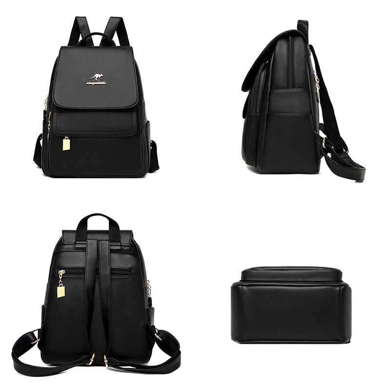 High Quality Leather Backpack  - Mini Backpack Purse recension och pris