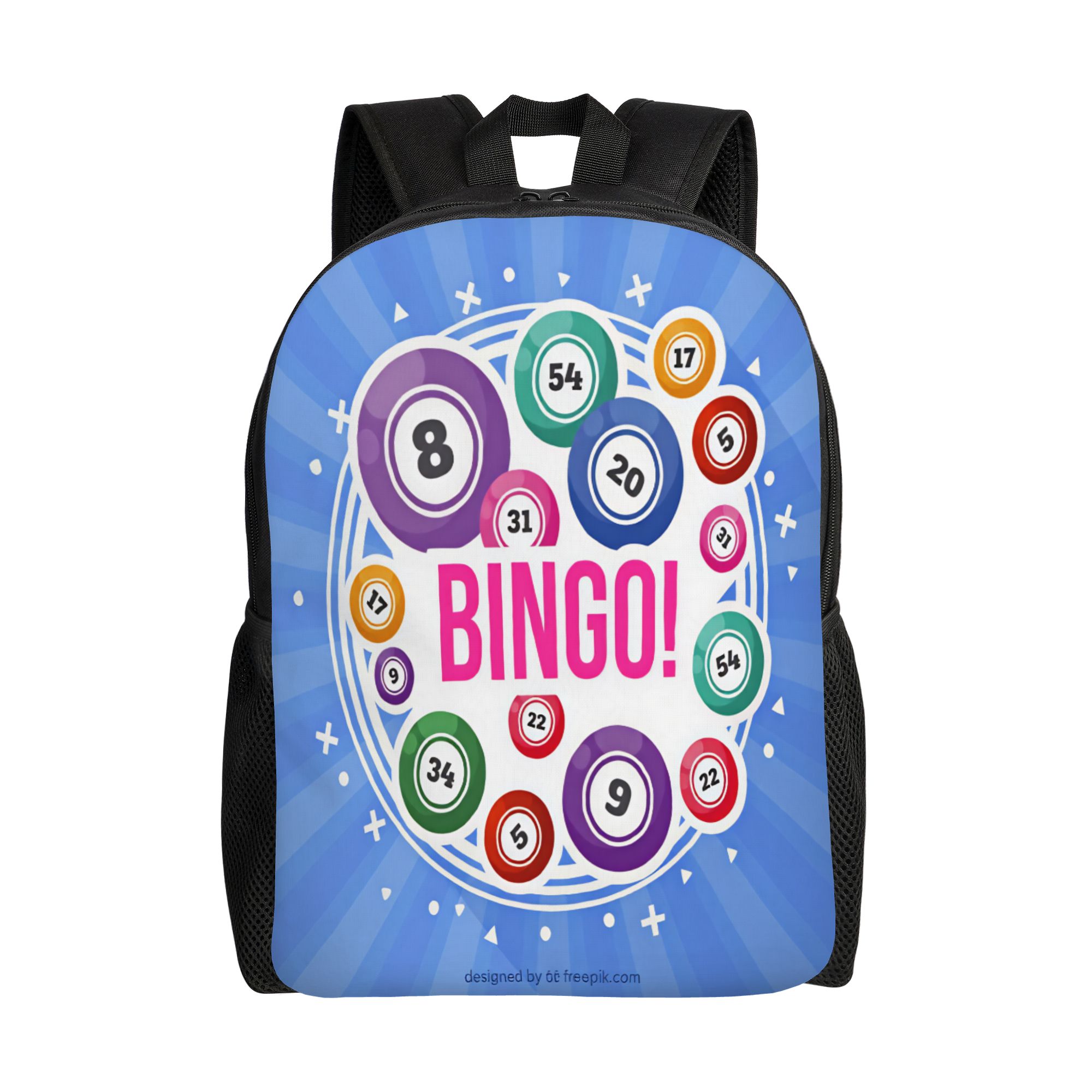 Bingo Balls Paper Game Backpac - School Backpack Teen recension och pris