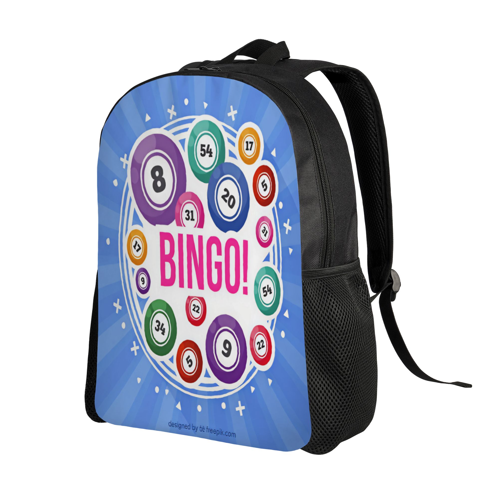 Bingo Balls Paper Game Backpac - School Backpack Teen recension och pris
