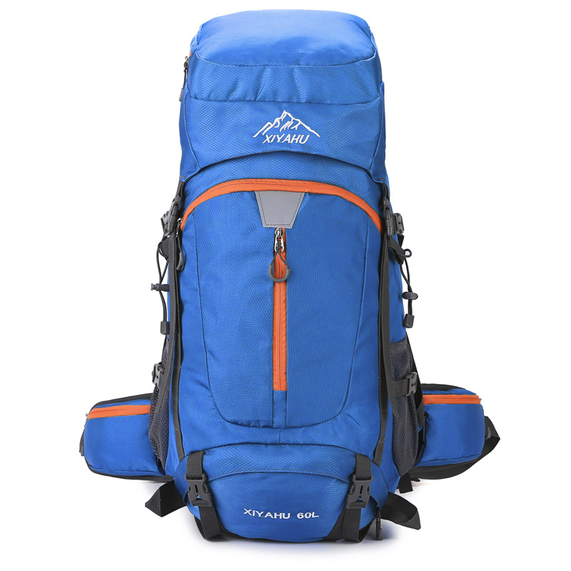 60L Camping Backpack Travel Ba - Rain Cover Backpack recension och pris